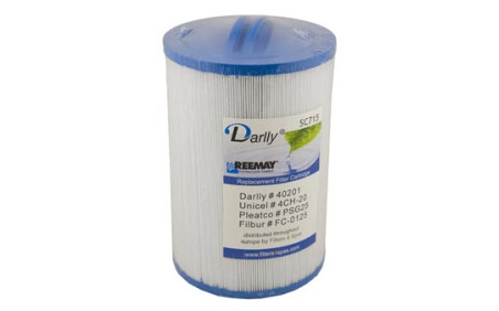 Filtro de cartucho Darlly SC715 (paquete de 9 piezas) 4CH-20