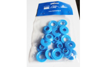 10 x anillo de plástico azul para lámina de burbujas-1