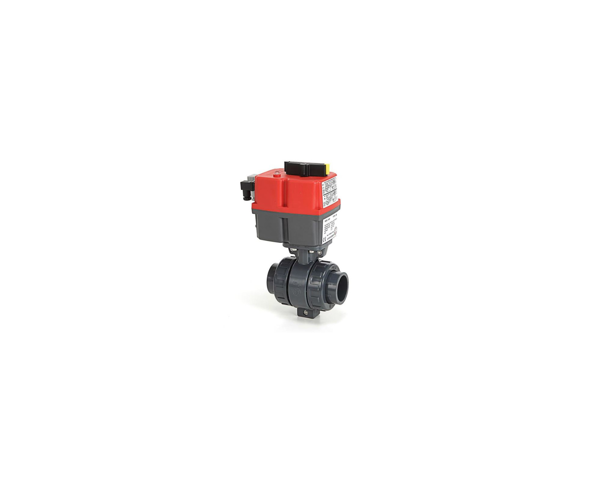 Electrical 2-way ball valve Ø 63 mm for solar panels