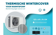 Thermal winter cover for heat pump-1