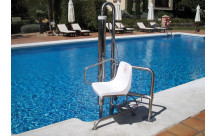 Elevador de piscina hidráulico - posición fija / no móvil - hasta 150 kg-1