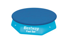 Flowclear 2.44m Fast Set Pool Cover (Contents: one pool cover, Fits 2.44 m (8&146,) Fast Set Pools) – Bestway code 58032-1