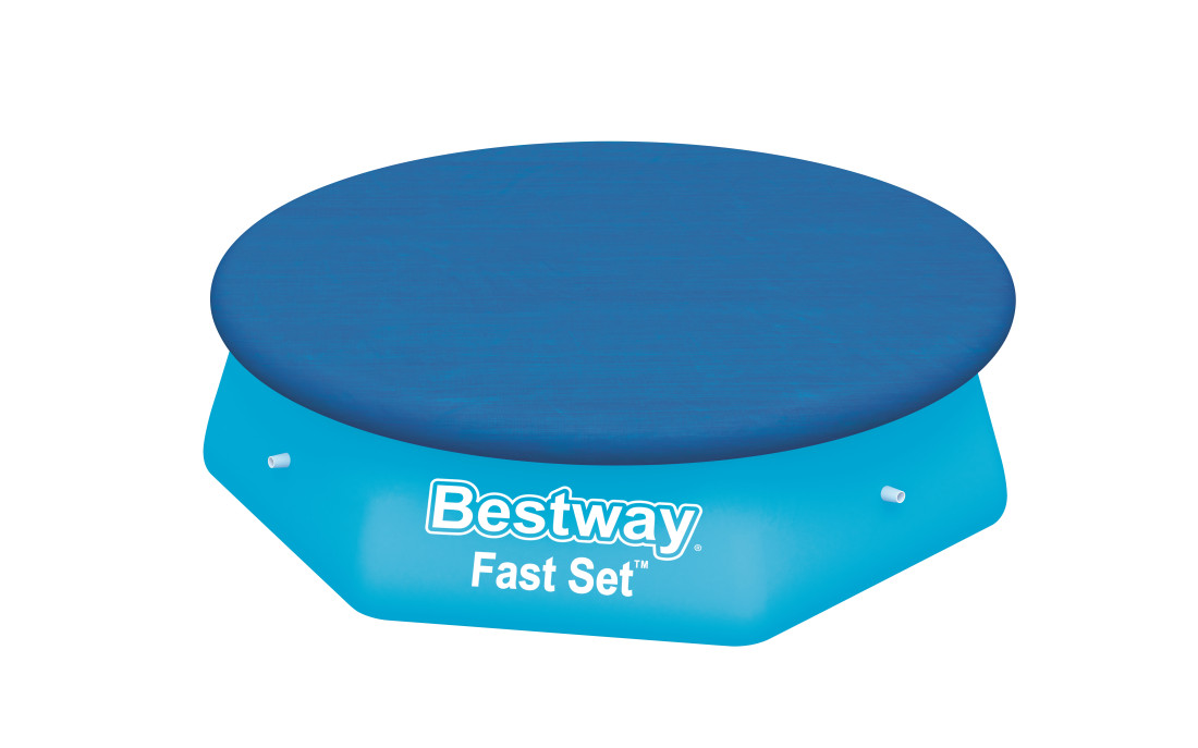 Flowclear 2.44m Fast Set Pool Cover (Contents: one pool cover, Fits 2.44 m (8&146,) Fast Set Pools) – Bestway code 58032