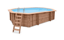 Liner piscina de madera octagonal