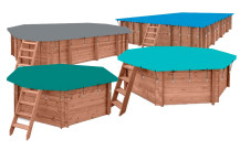 Lonas de invierno Harmo Pool piscinas de lujo de madera
